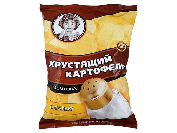 Картофельные чипсы "Девочка" 40 гр. в Москве