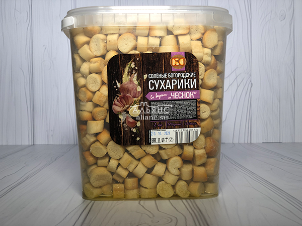 Сухарики со вкусом чеснока в Москве