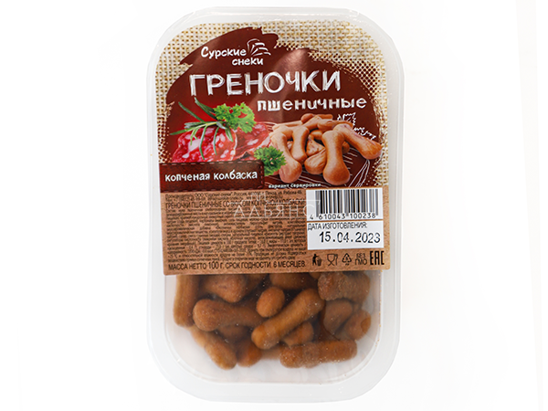 Сурские (ПШЕНИЧНЫЕ) Копченая колбаска (100 гр) в Москве