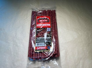 Колбаски сырокопченые 