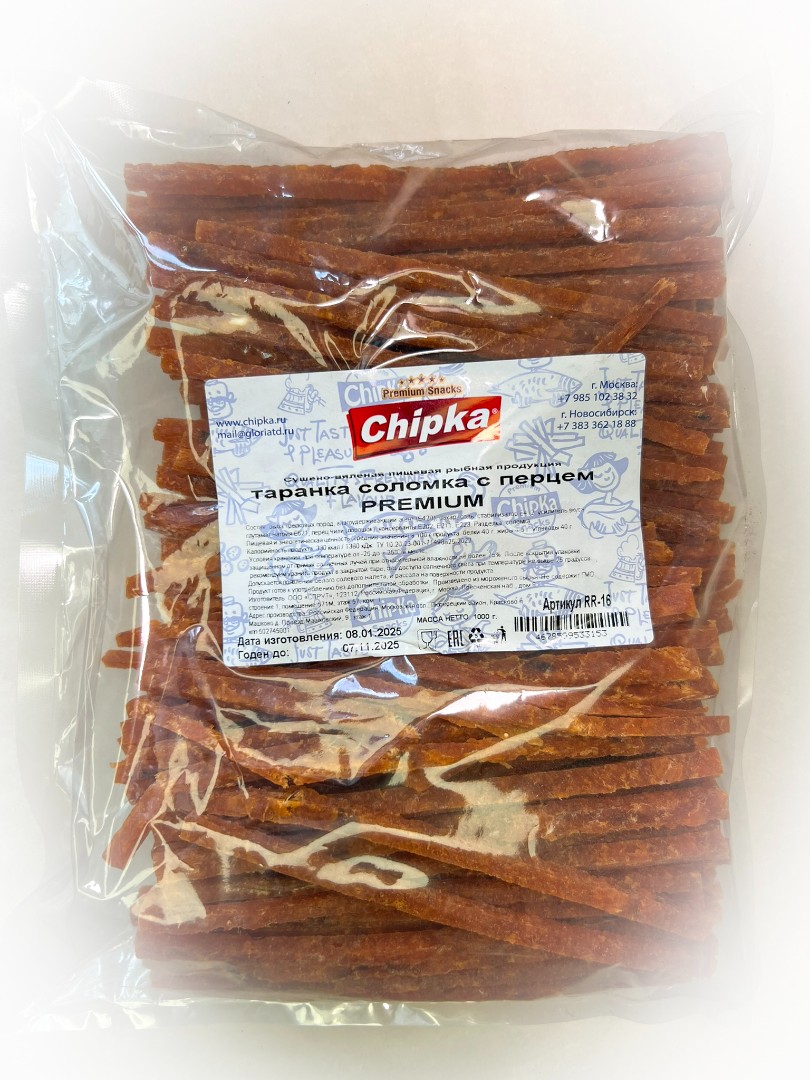 Таранка с перцем (соломка) (Chipka ПРЕМИУМ) в Москве
