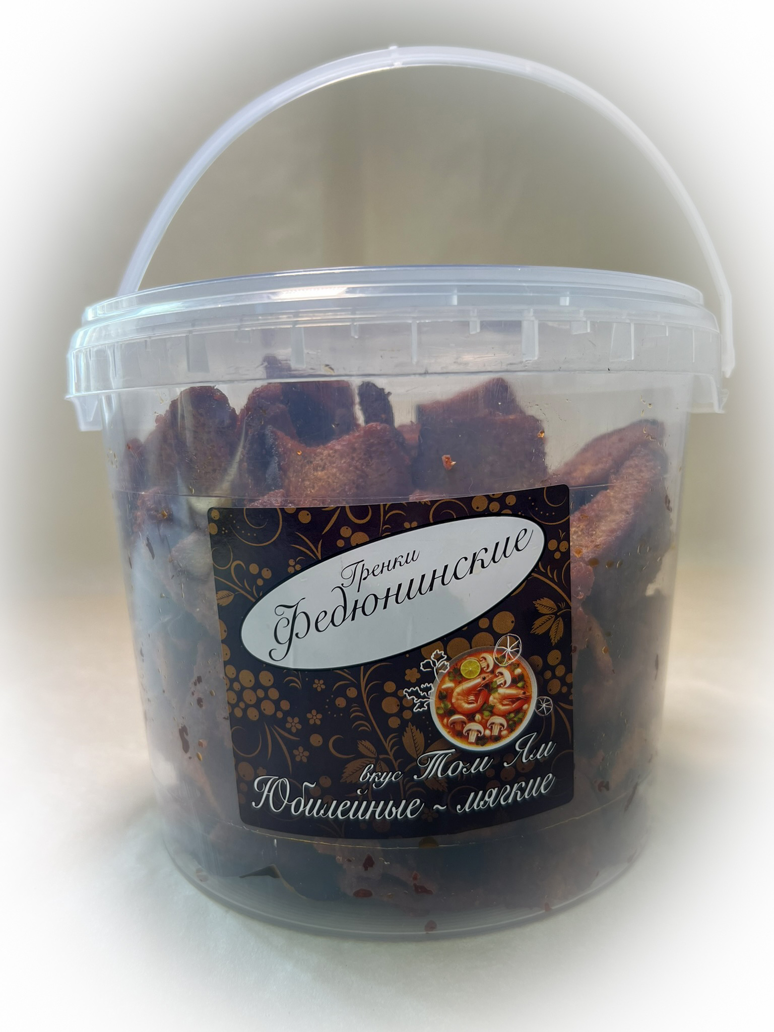 Гренки "ФЕДЮНИНСКИЕ" "Том ям" (ведро 900 гр.) в Москве