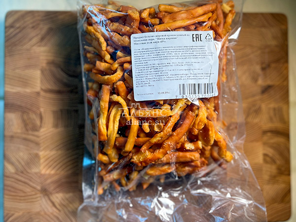 Нитка ЖАРЕНАЯ  Oktobersnack1 кг (сырный продукт) в Москве