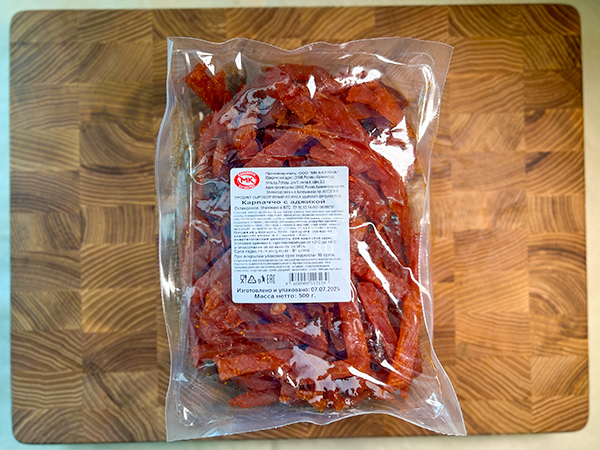 Продукт из мяса птиц "КАРПАЧЧО с АДЖИКОЙ" с/к "ООО БАЛТИКА" (Калининградская обл.) в Москве