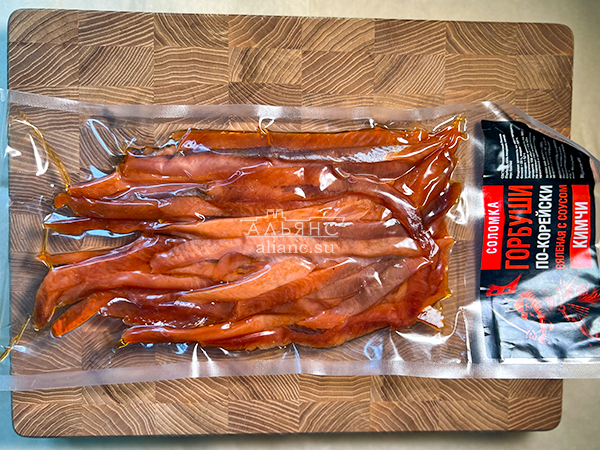 Горбуша соломка по-корейски в Москве